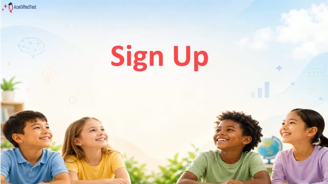 How to sign up for AceGiftedTest